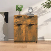 Credenza-Buffet-Armadio da cucina Rovere Fumo 60x30x70 cm in Legno tecnico 658791