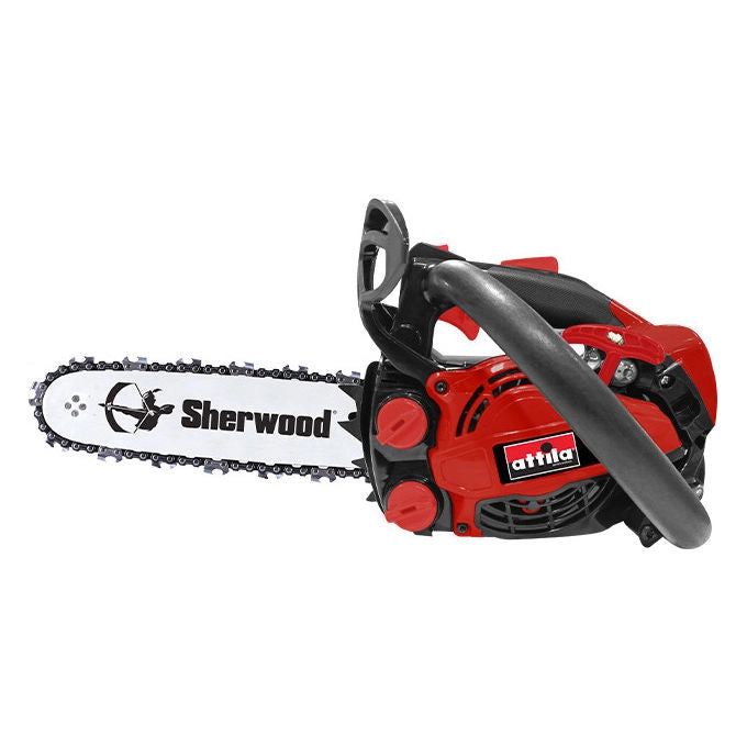 Attila motosega a motore Atm2525 Pro, 2 tempi, 25 cc, barra 25 cm, potatura, avviamento manuale, 0,7 kW