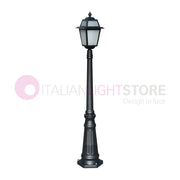ARTEMIDE ANTRACITE Lampione h. 152 per Esterno Classico Lanterna Quadrata