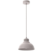 Lampada sospesa Sven kaszmir 1xE27 acciaio Luminex