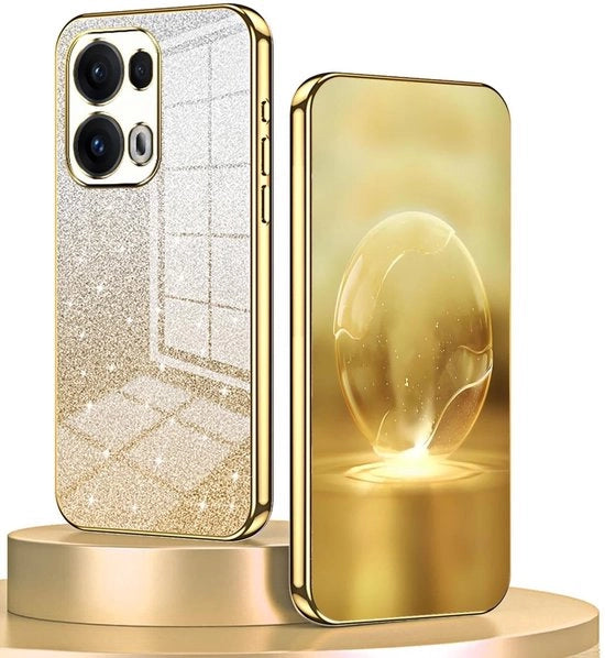 Telaio per Telefono Ultradur - Resistenente allo Shock - Silicone - Lusso - Anti Scivolo - Bordo Luccicante Elegante - Protezione per Telefono
