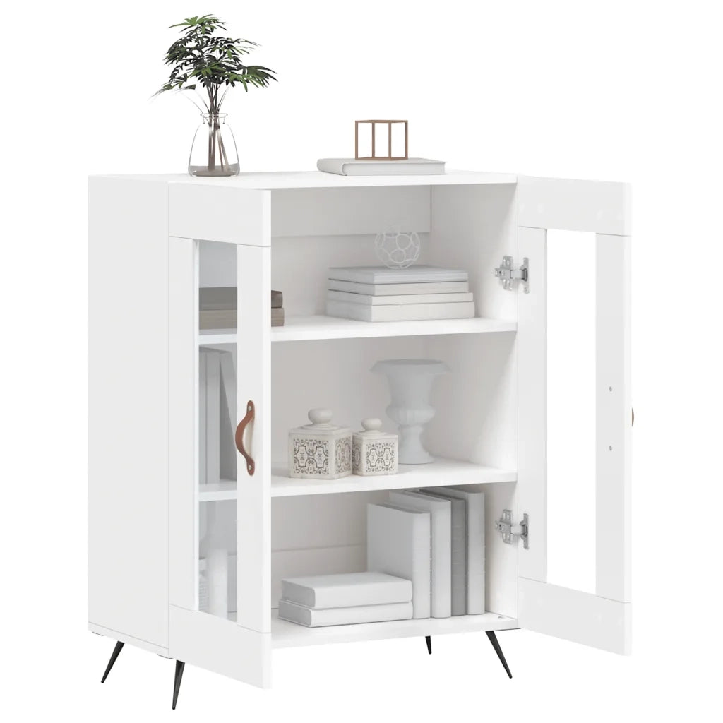Credenza Bianca 69,5x34x90 cm in Legno Multistrato 827756