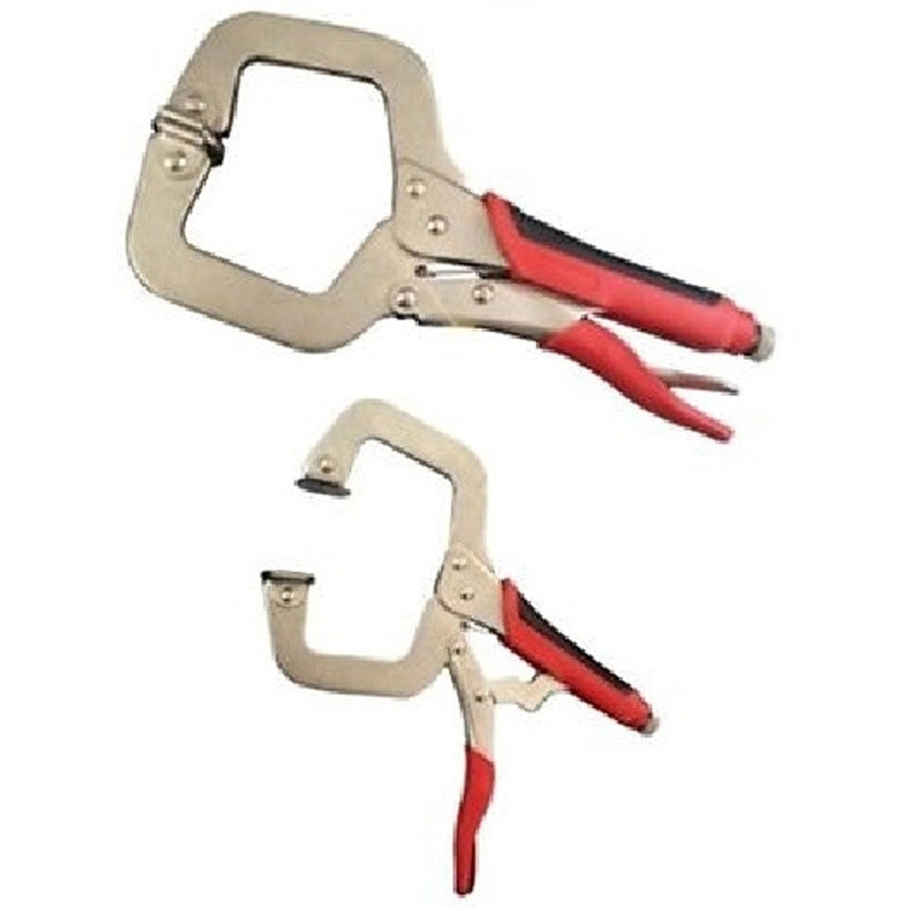 Trade Shop - Pinza A Morsetto Con Ganasce A Con Collo Di Cigno A Grip Scatto 10" -