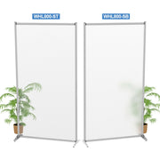 Pannello divisorio singolo in Policarbonato 100 x 190 - Bianco Satinato