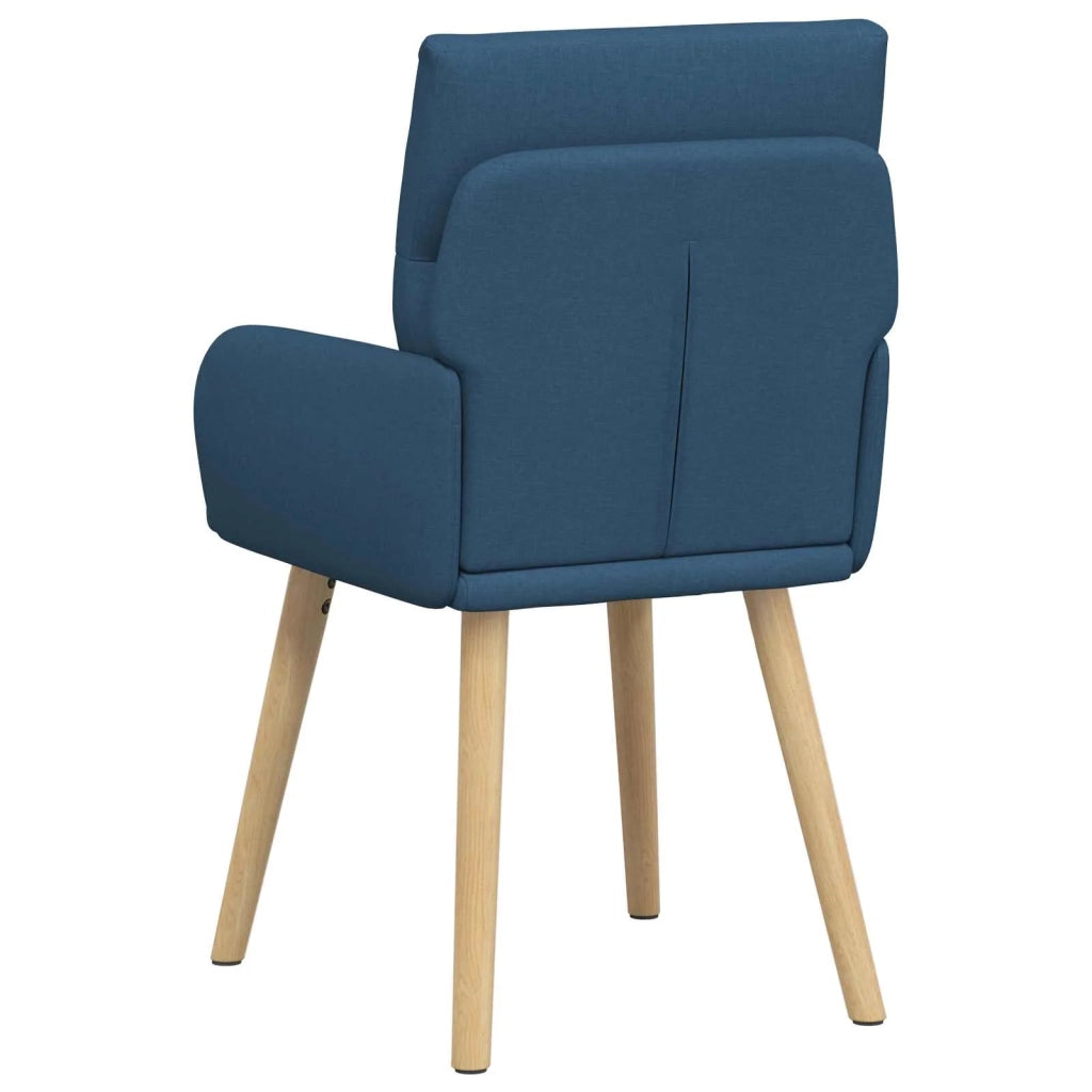 Sedie da pranzo 6 pcs Tessuto Blu 60 x 56 x 96 cm 3428372
