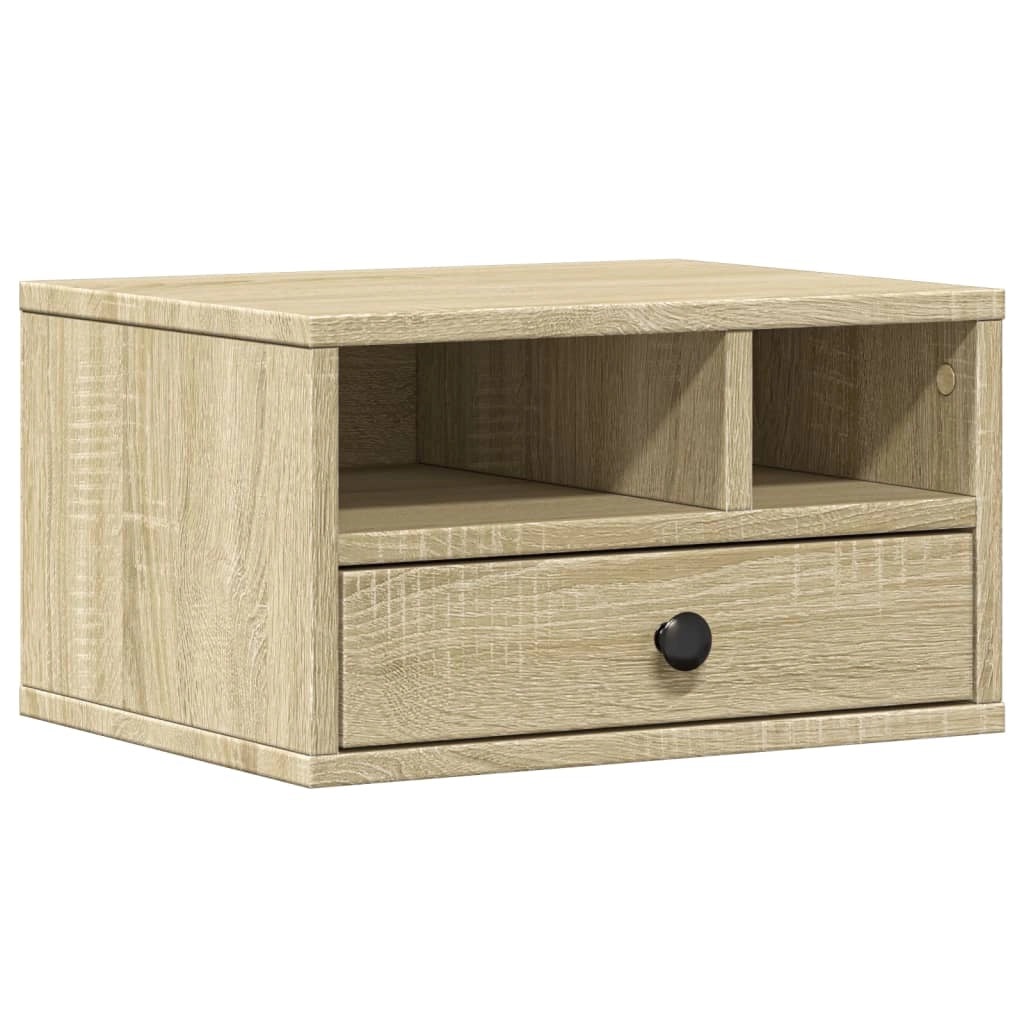 Supporto per stampante Sonoma scrivania/unità da scrivania 40 x 32 x 22,5 cm legno ingegnerizzato marrone 02_0044779
