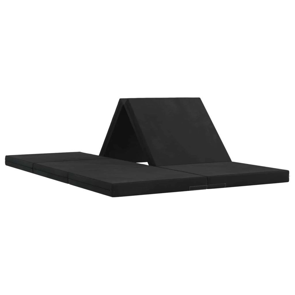 Divano Letto Pieghevole 140 x 67 x 45 cm Nero 900279