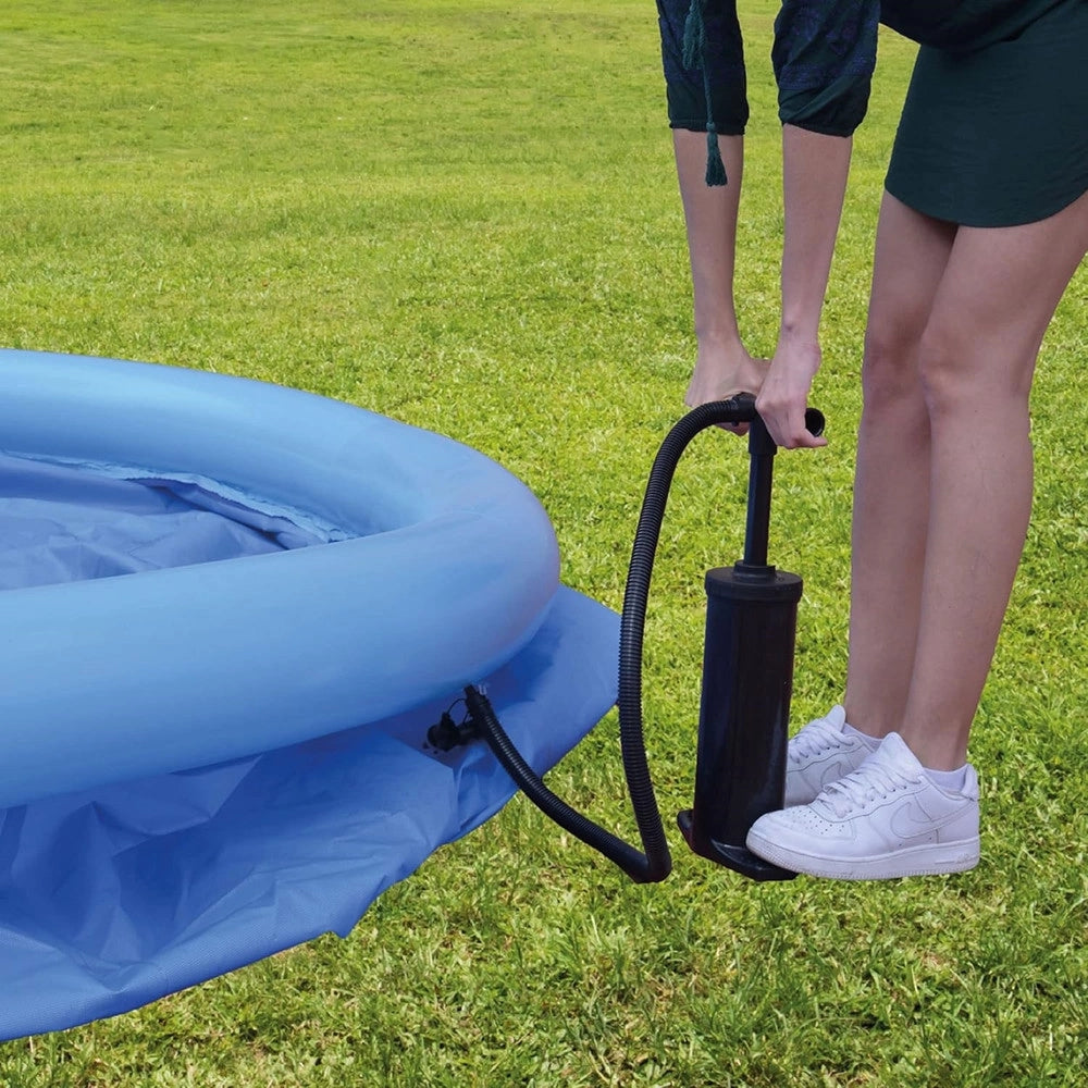 Trade Shop - Piscina Anello Gonfiabile Per Famiglia 168x51cm Fuori Terra Esterni Cortile 016179 -