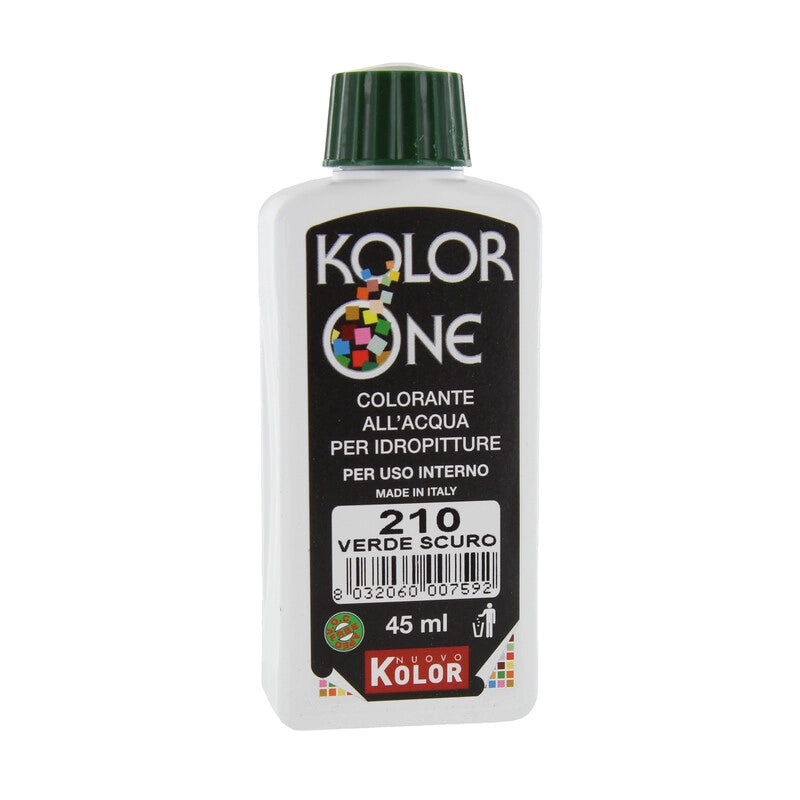 COLORANTE KOLOR ONE 45 ML VERDE SCURO 210- 12,0 pz