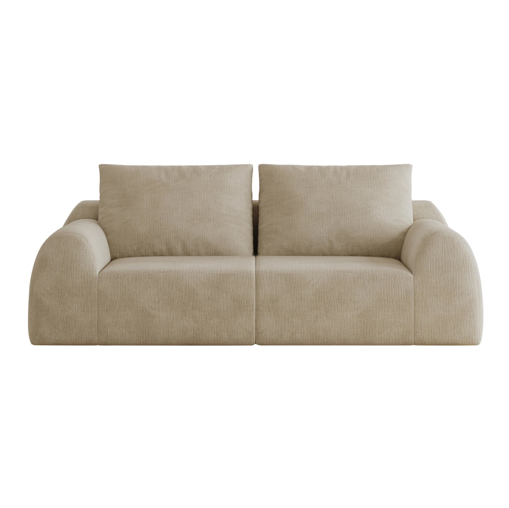 DIVANO 190x95x85 cm in Chenille Khaki