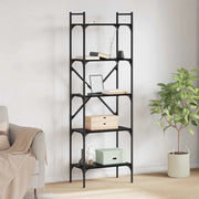 Libreria Rovere Nero 56 x 32 x 174 cm Legno multistrato 882148