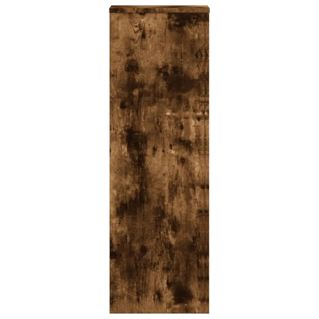 Supporti per Piante 2 pz Rovere 33x33x100 cm Legno Multistrato