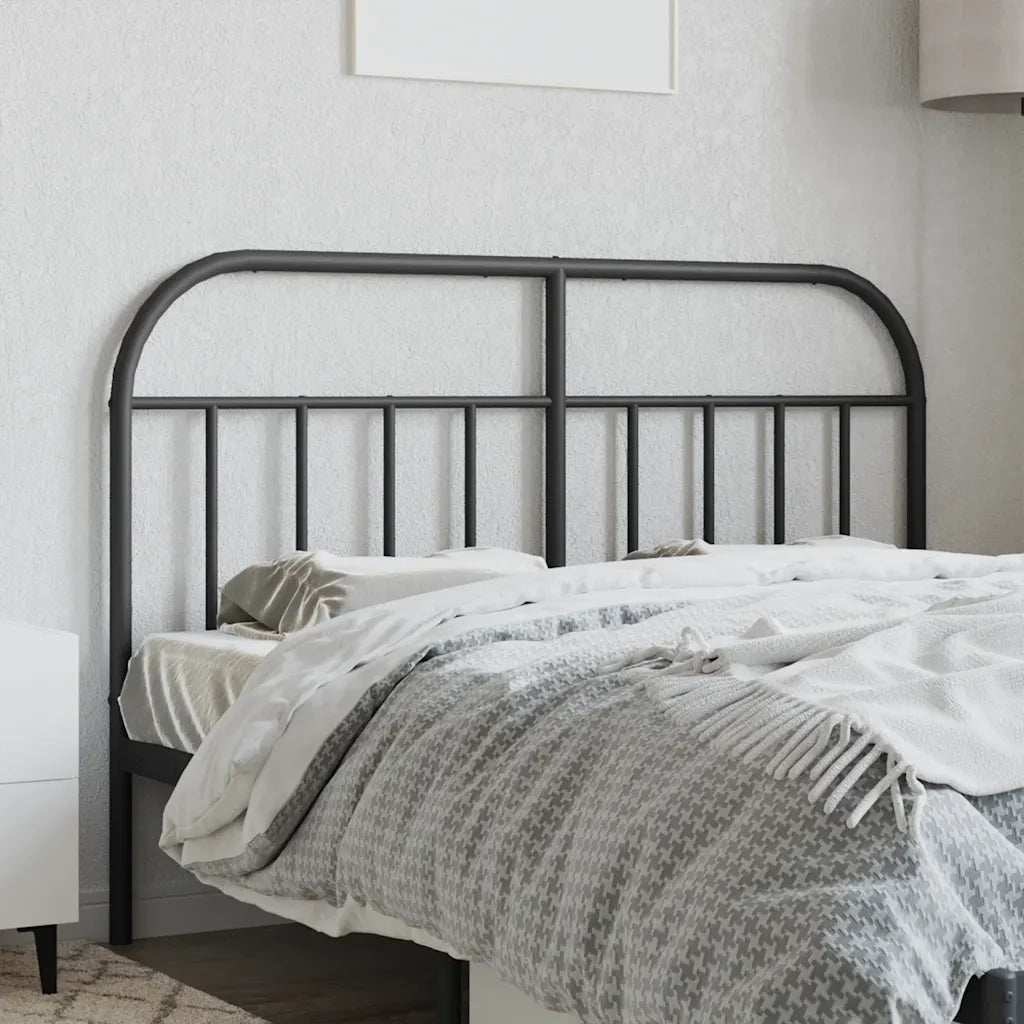 Testiera | Testata di Ricambio in Metallo Nero 140 cm