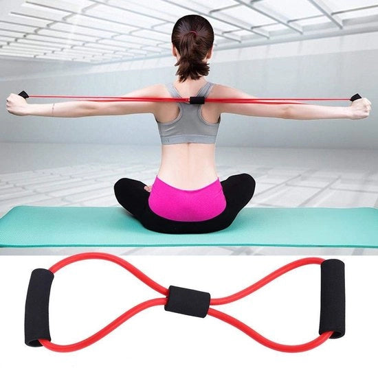 Set di Resistenza Portatile per Fitness - Resistenza Elettrica con Maniglie - Set di Resistenza con Maniglie - Resistenza con Maniglie per Allenamento - Resistenza con Maniglie in Gomma di Alta Qualità - Set di Allenamento con Resistenza