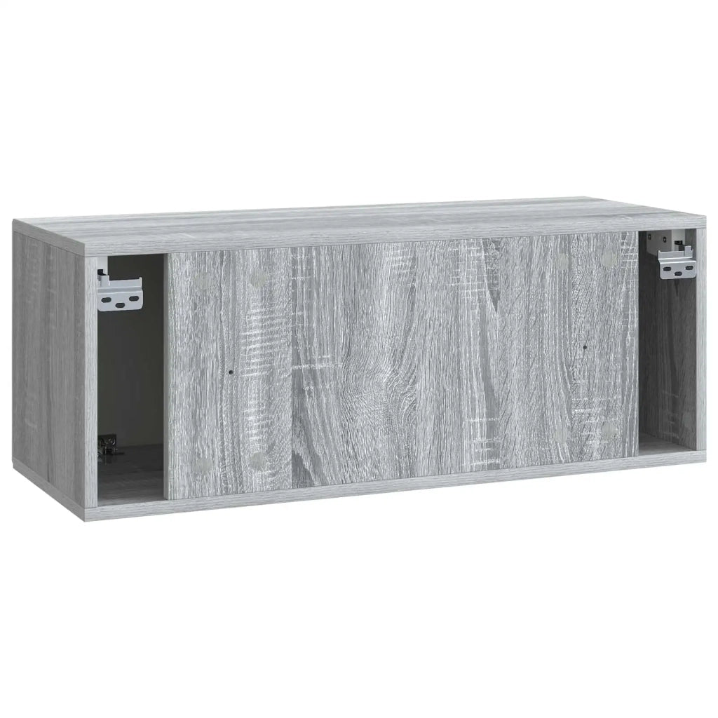Mobile Porta TV da Muro Grigio Sonoma 78,5 x 31 x 30 cm