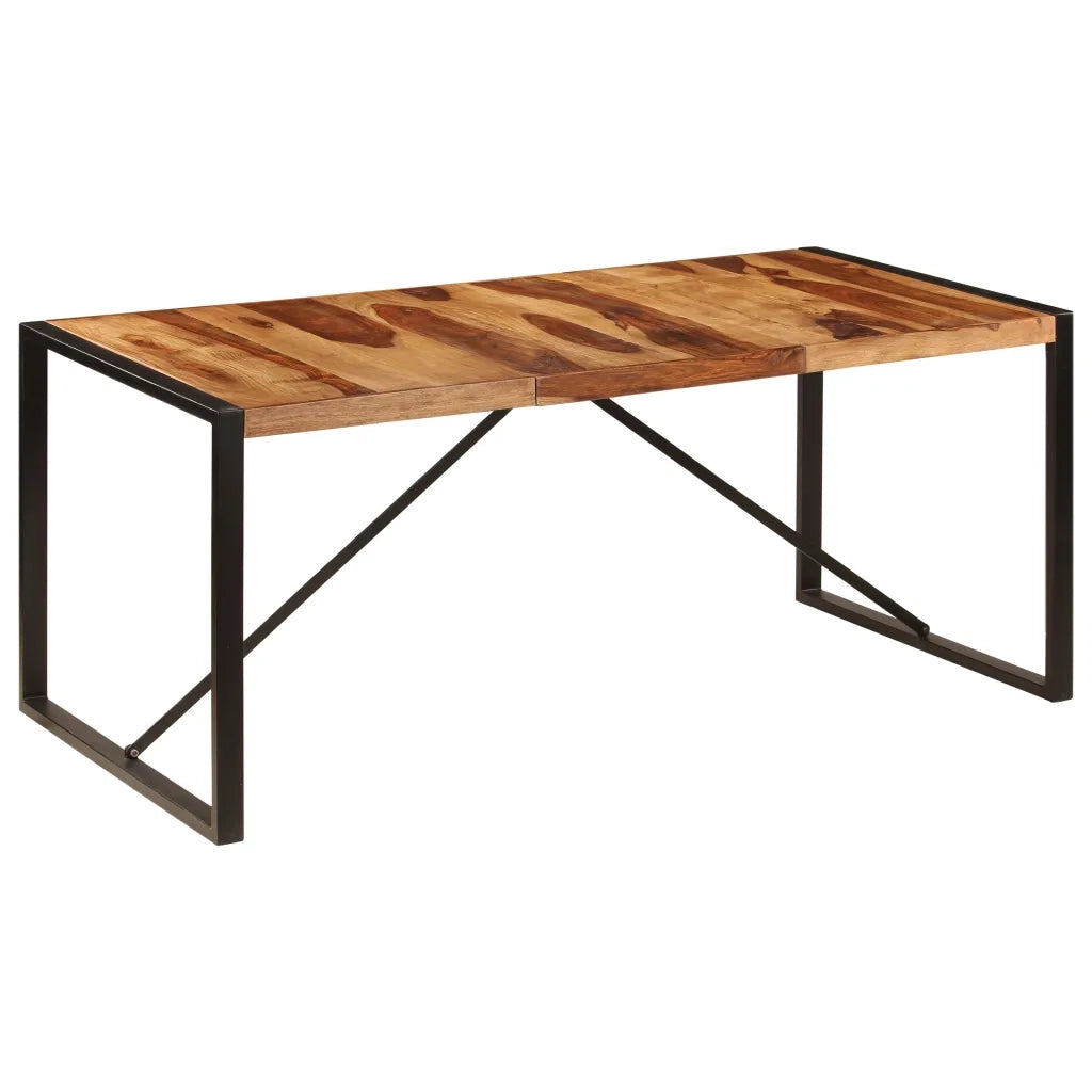 Tavolo da Pranzo 180x90x75cm in Legno Massello di Sheesham cod mxl 25902