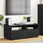 Mobile TV con cassetto Nero 100 x 48 x 43 cm Legno multistrato 888928