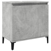 Mobile Lavabo | Armadio Lavabo Grigio Cemento 58x33x60 cm in Legno Multistrato