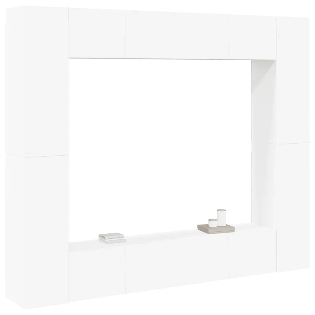 Set Mobile TV 8 pz Bianco in Truciolato cod mxl 22679