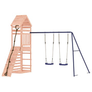 Altalena parco giochi da esterno scivolo altalena robusta giochi da giardino 316 x 257 x 264 cm legno massello di abete Douglas 02_0004778
