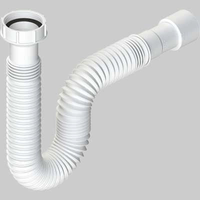TUBO FLESSIBILE ED ESTENSIBILE ATTACCO CON GHIERA IN PLASTICA 11/2  DN 3240     L.B PLAST