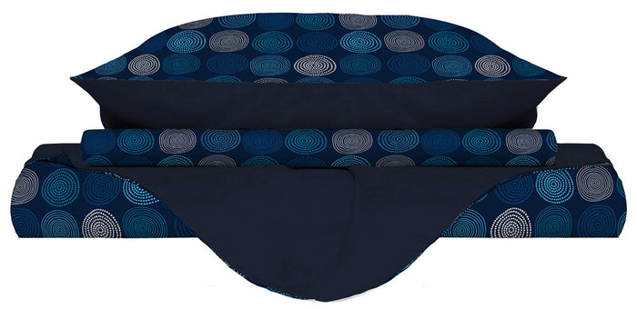 Copripiumino Singolo con Stampa sul Sacco e Federe Doubleface Ipnotic