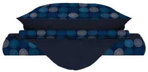 Copripiumino 1 Piazza e Mezzo con Stampa sul Sacco e Federe Doubleface Ipnotic