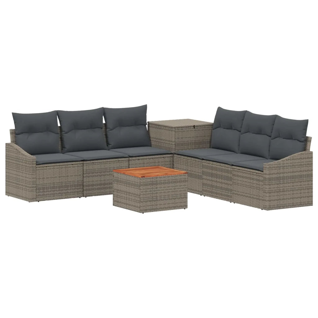 Set di divani 8 pz Grigio e Grigio Scuro 3448226