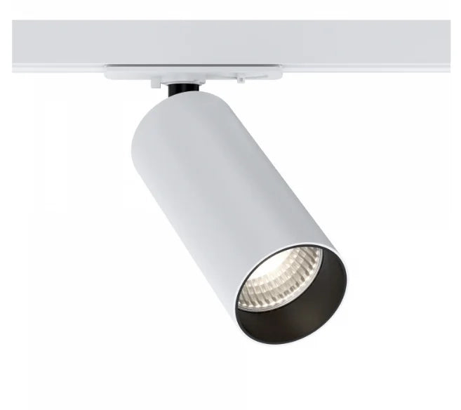 Maytoni Lampada da binario moderna UNITY Focus LED 1 luce LED integrato bianco alluminio