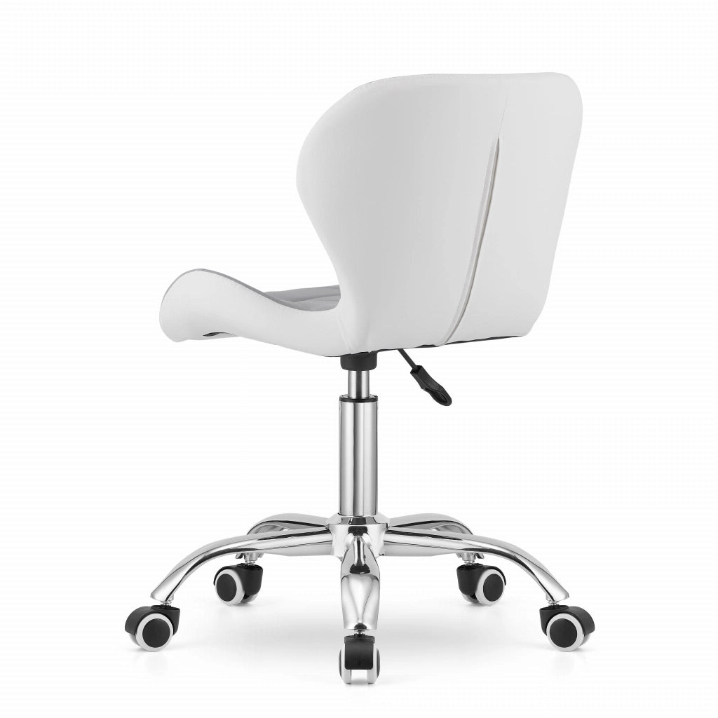 Sedia girevole Valora AVOLA grigia e bianca dal design ergonomico