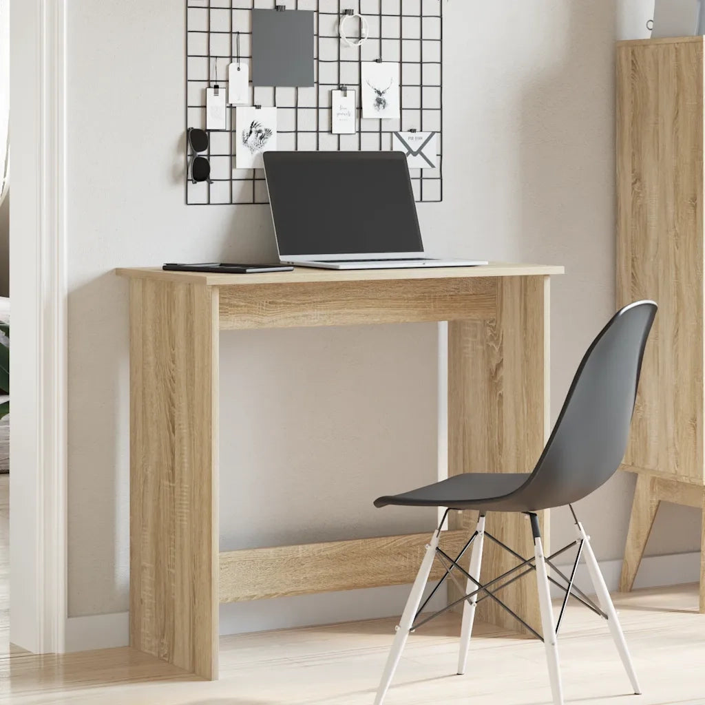 vidaXL Scrivania Rovere Sonoma 80x40x75 cm in Legno Multistrato