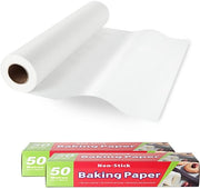 2 x Carta per Forno in Rullo da 30 cm x 50 m Antiaderente Riciclabile