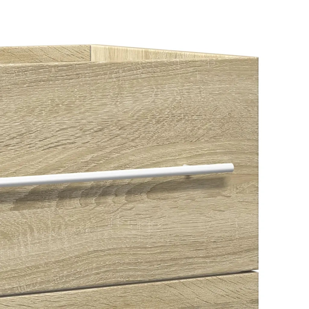 Mobile Lavabo Legno Antico 80x38,5x48 cm in Legno Multistrato 856227