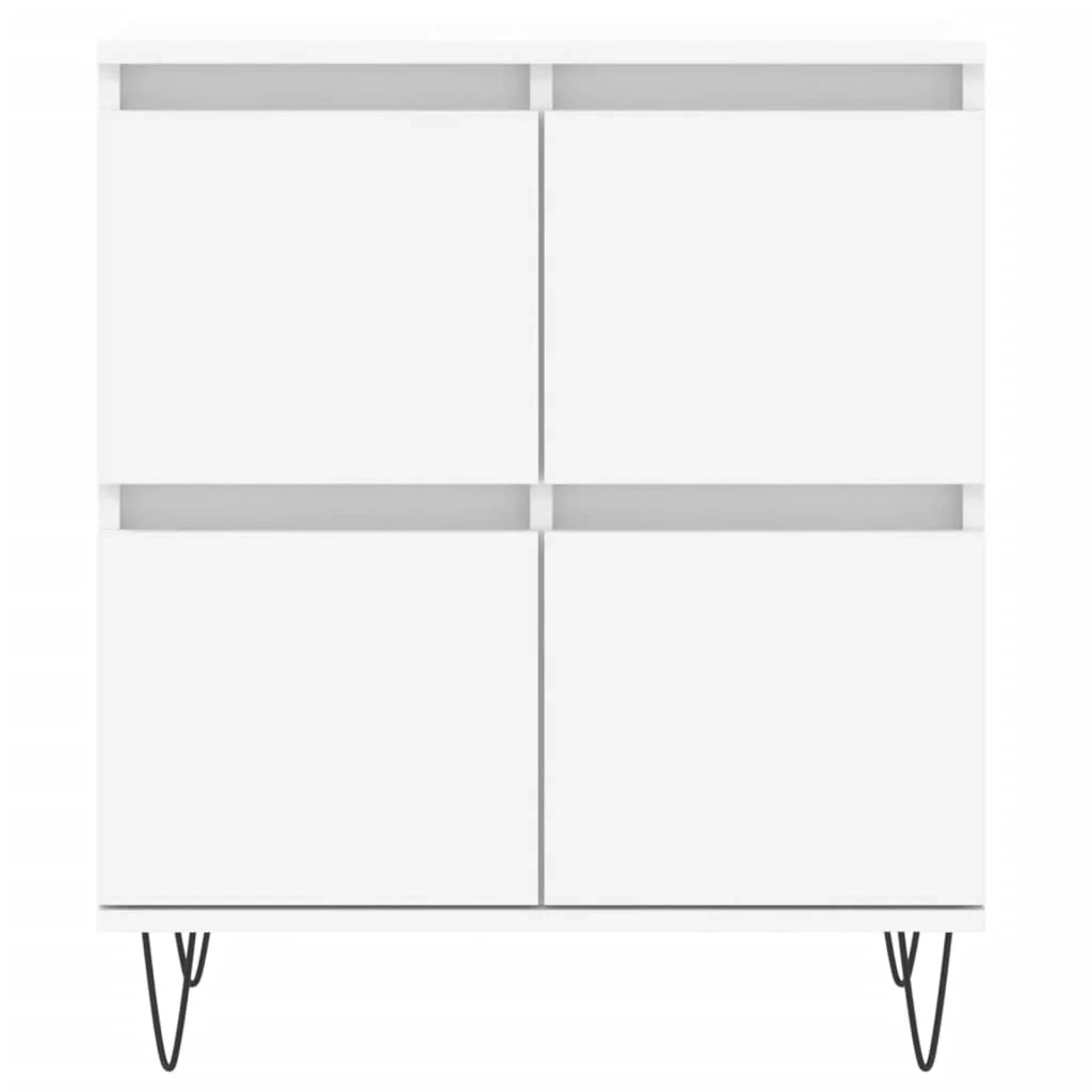 Buffet credenza cassettiera mobiletto mobile contenitore organizer per cucina soggiorno salotto 60 x 35 x 70 cm legno ingegnerizzato bianco 02_0030358