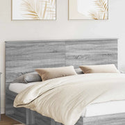 Testiera con testiera Grigio Sonoma 180 cm Legno multistrato 887732