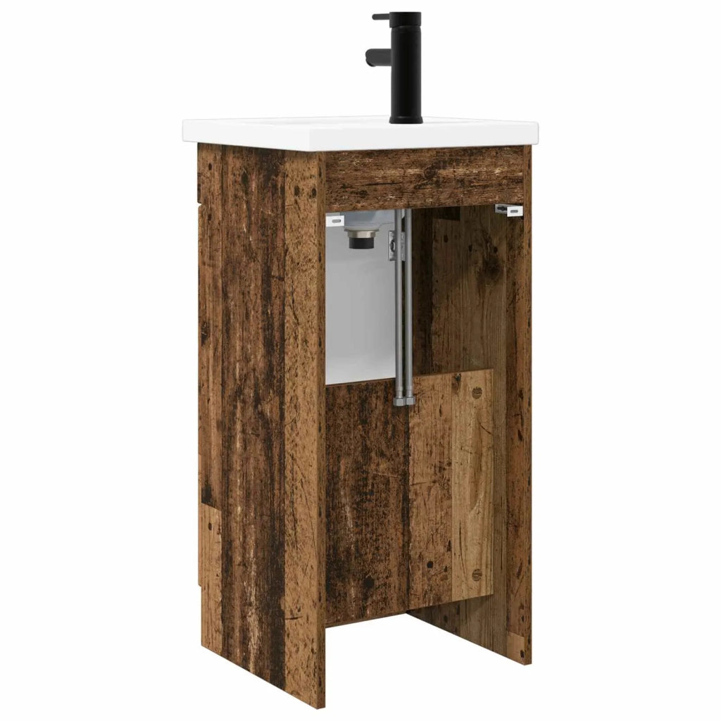Mobile da bagno con lavabo Legno antico 42 x 40 x 84,5 cm 890002