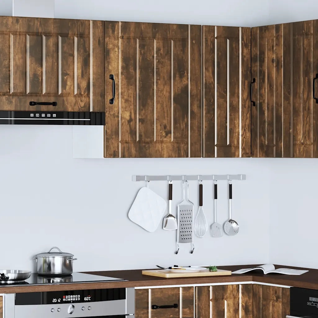 Pensile da Cucina Lucca Rovere Fumo in Legno Multistrato