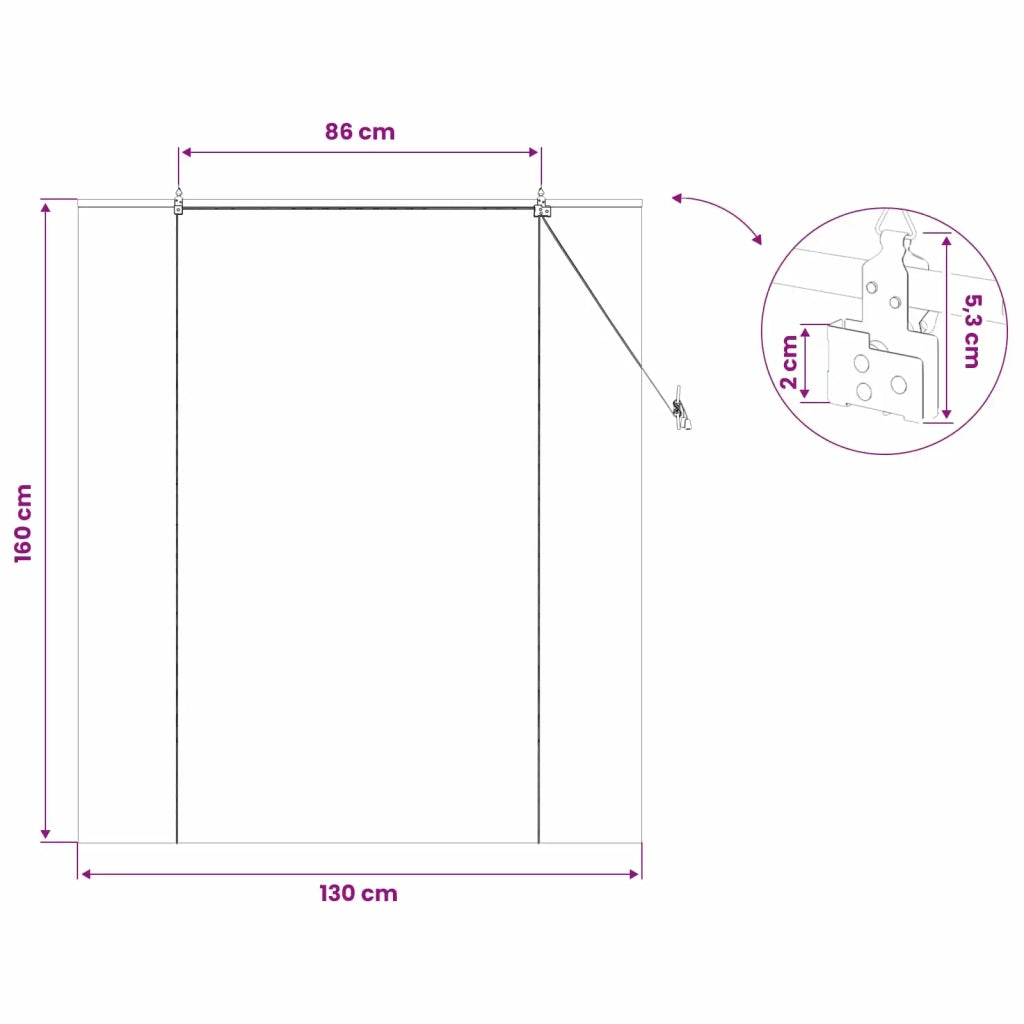 Tenda a rullo Naturale 130 x 160 cm Bambù 42040568