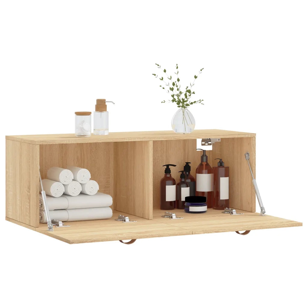 Mobile a Parete Rovere Sonoma 100x36,5x35 cm Legno Multistrato 830111
