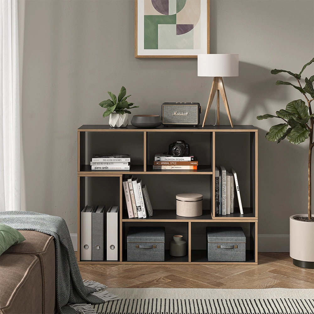 Vicco Libreria Antracite 112.8 x 56.4 cm Set di 2