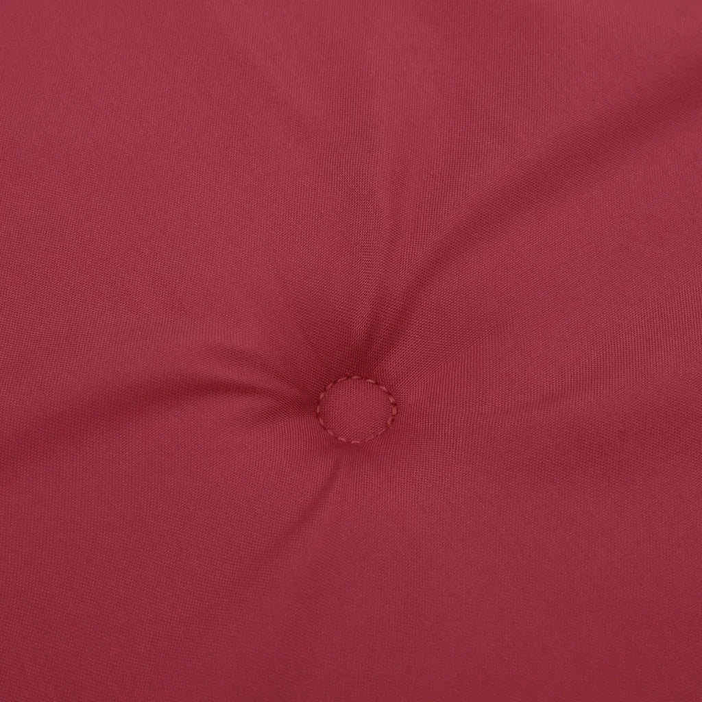 Cuscini Sedia con Schienale Alto 2 pz | Cuscini per sedie Rosso Vino Tessuto Oxford