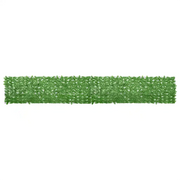 Paravento da Balcone con Foglie Verdi 500x75 cm