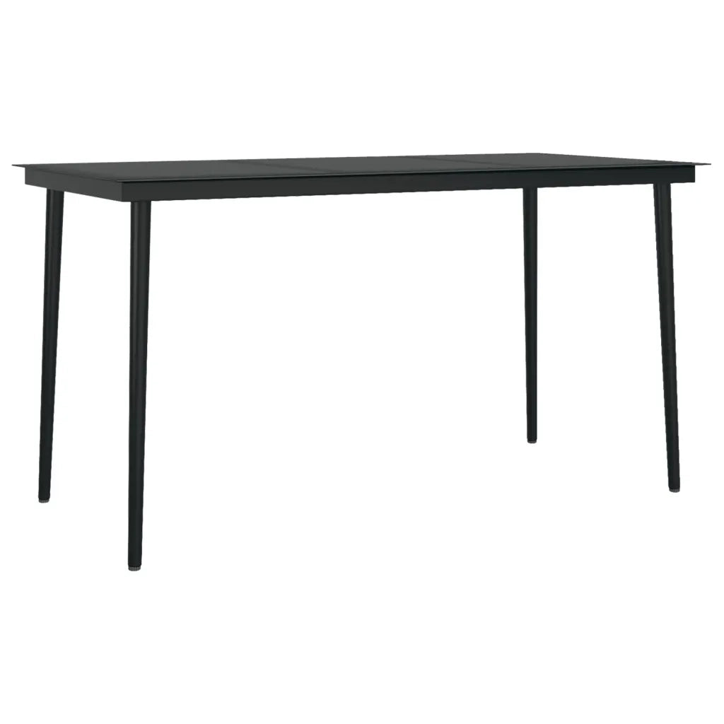 Set da Pranzo per Giardino 7 pz con Cuscini Polyrattan e Vetro cod mxl 42173
