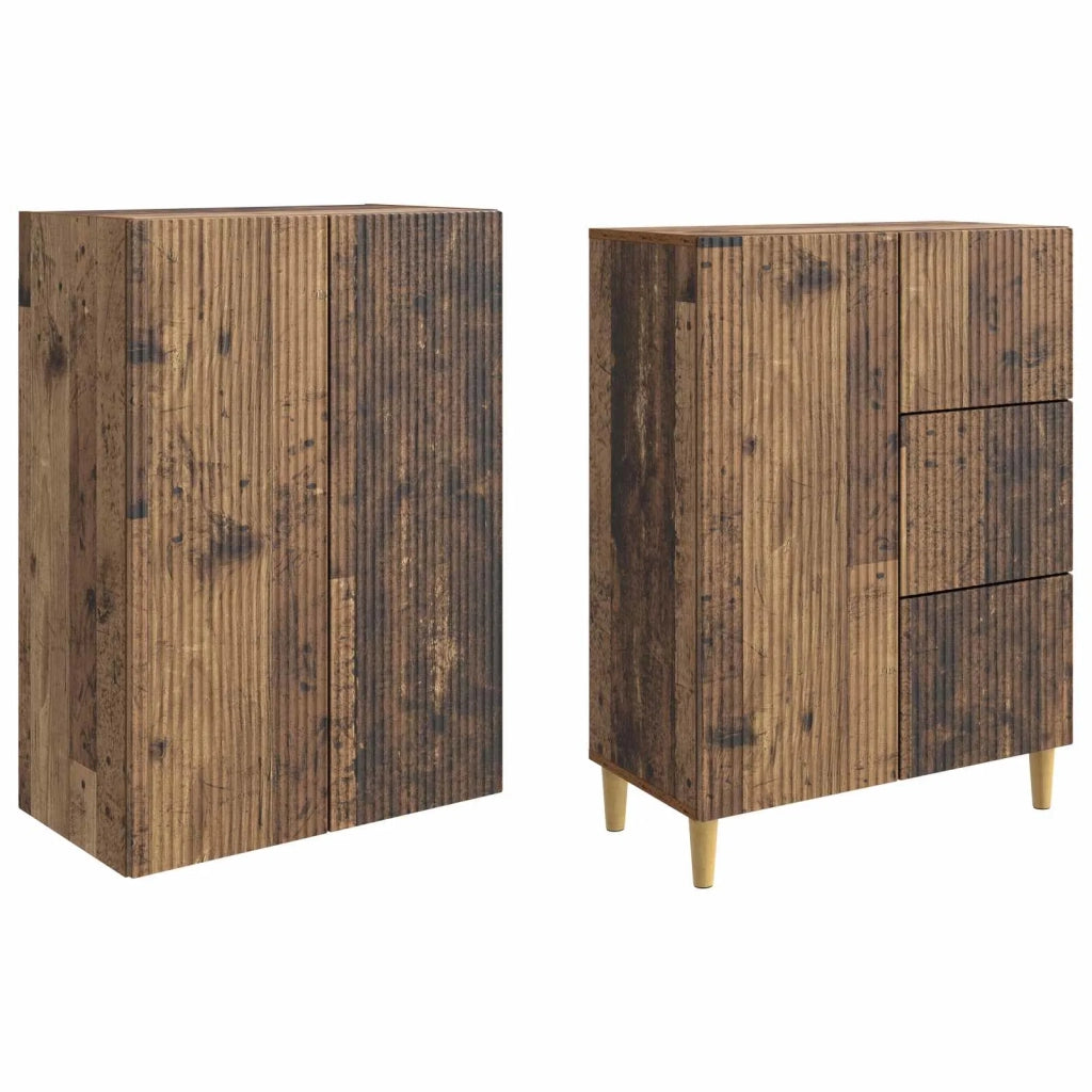 Set di armadi 2 pcs 66 x 34,5 x 90 cm Legno ingegnerizzato 3416581