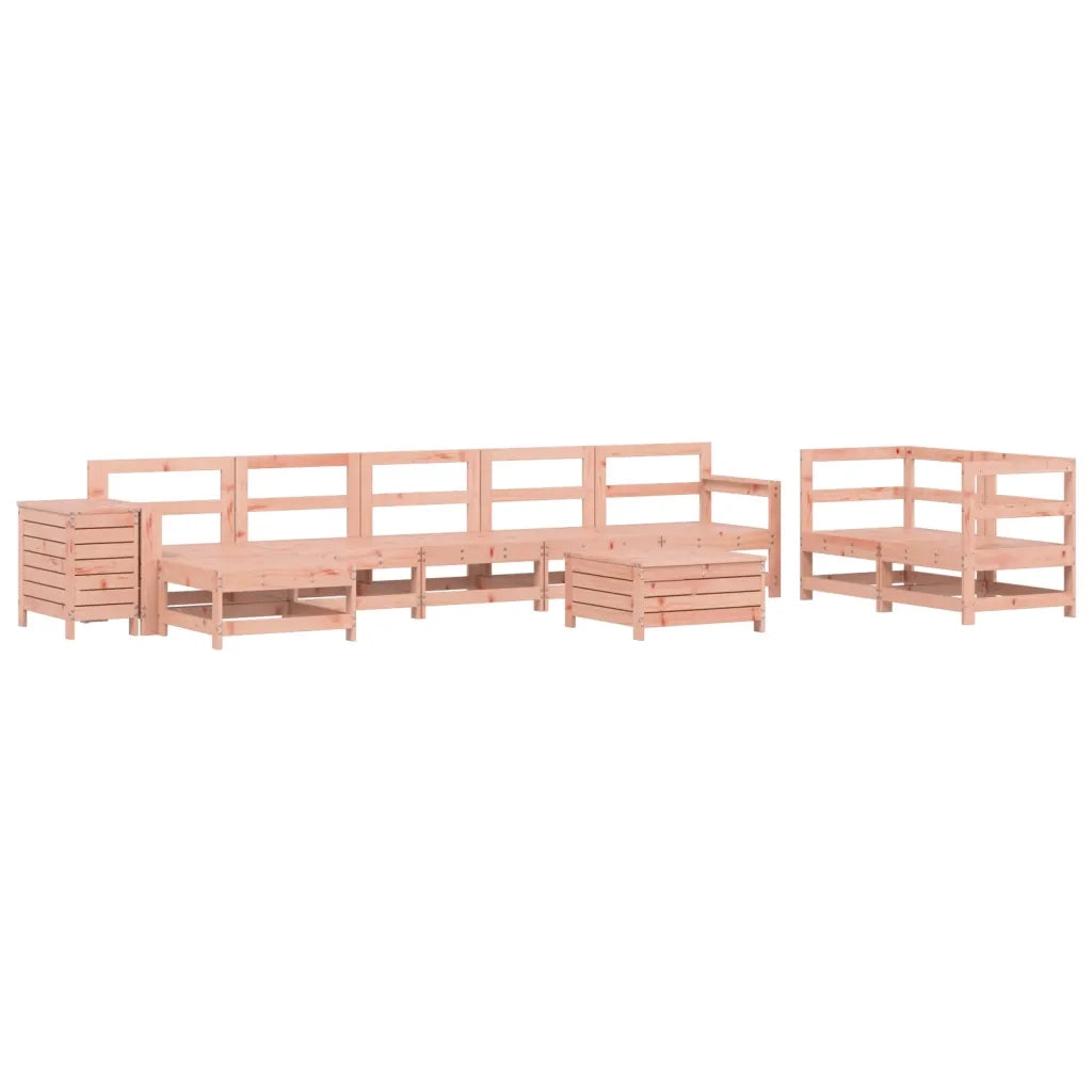 Set Divani da Giardino 10 pz in Legno Massello Abete Douglascod mxl 92802