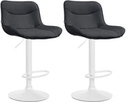 2er Set Barhocker Vonore Kunstleder weiЯ