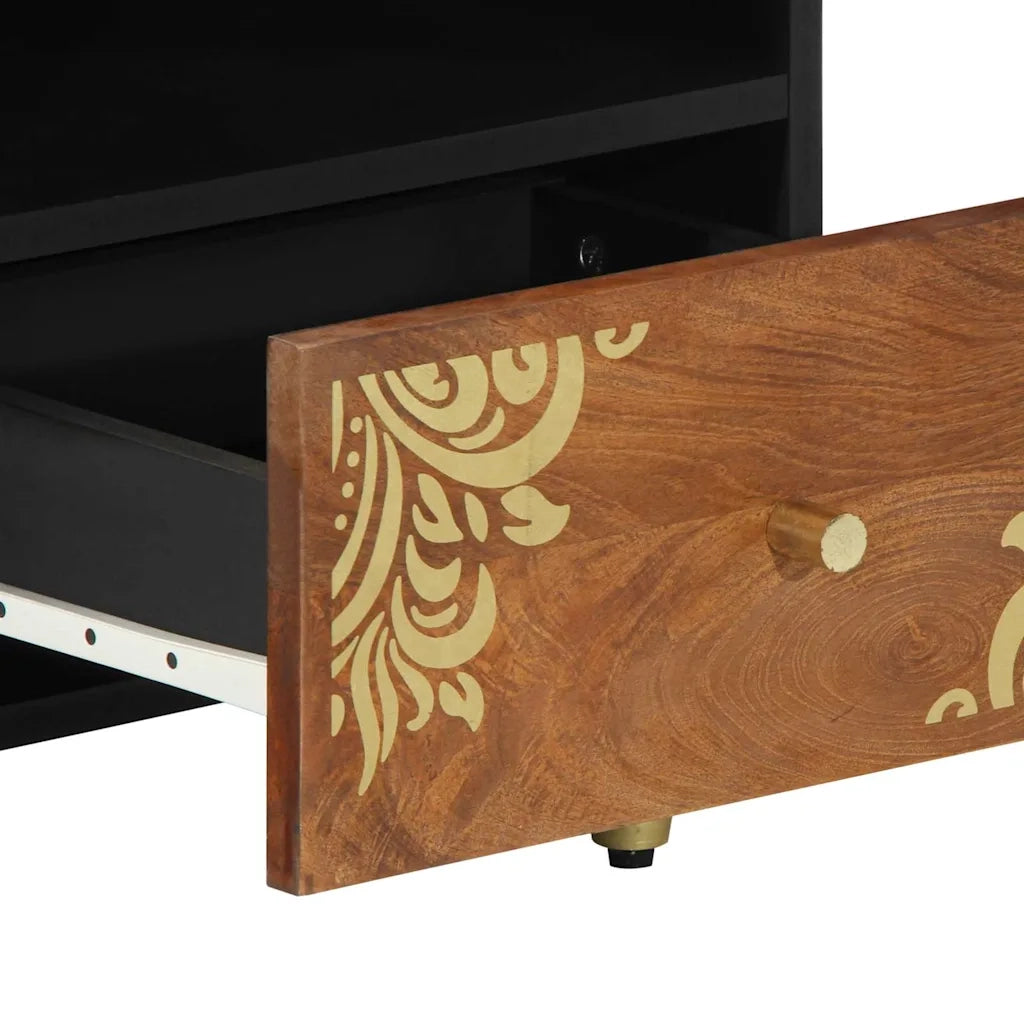 Tavolino da salotto con cassetto Marrone miele 80 x 54 x 40 cm 4018749