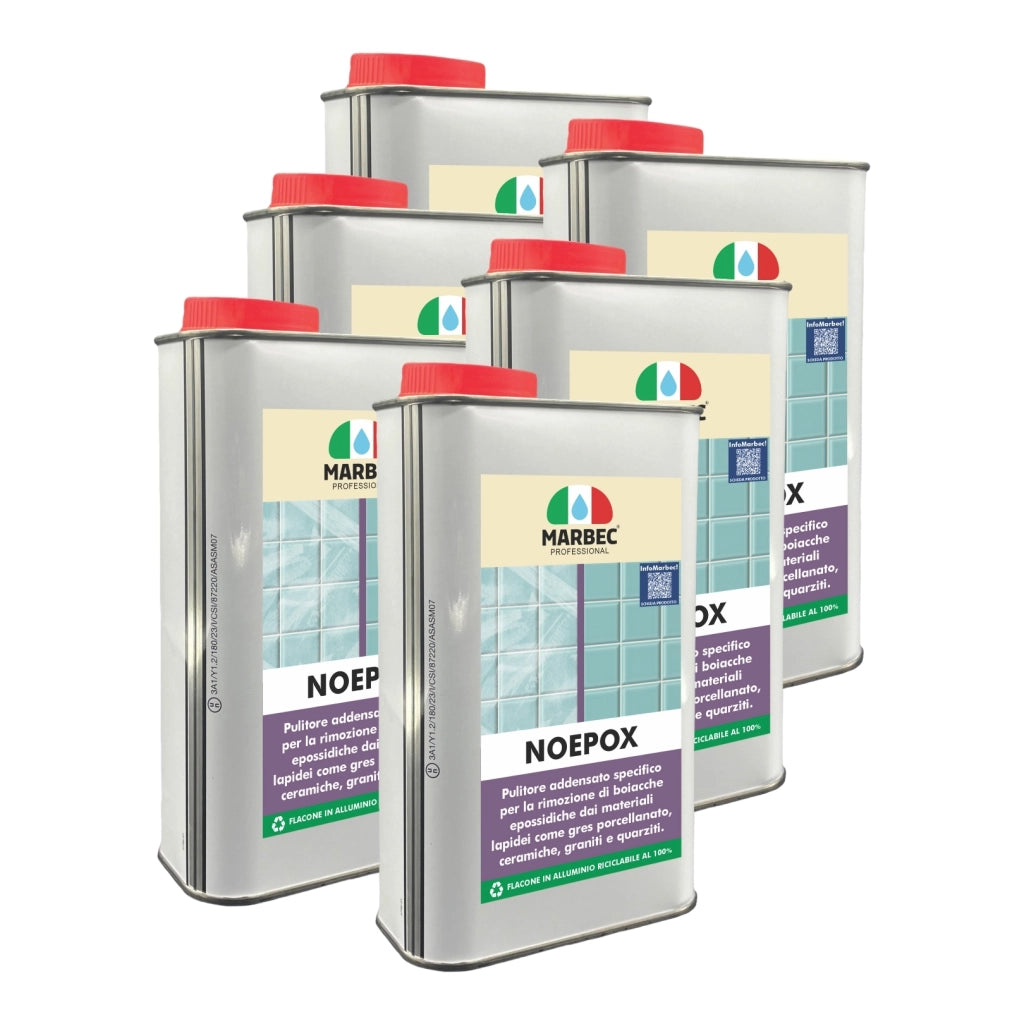 Come rimuovere boiacche epossidiche NOEPOX   1LTx6Pz