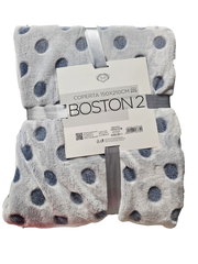 Coperta Matrimoniale Boston - 150 x 210 CM - Lavabile a 30 - 100% Poliestere