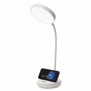 Trade Shop - Lampada Da Scrivania Luce Notturna Tavolo A Led Ricaricabile Braccio Flessibile Q-led529 -